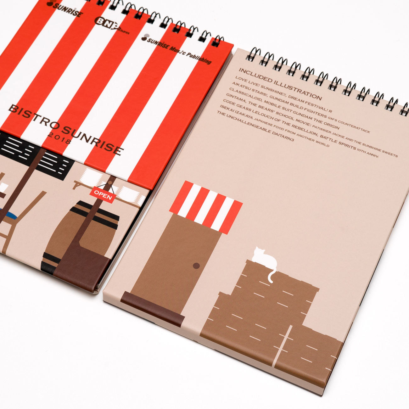 サンライズ カレンダー18 Works Chproduction